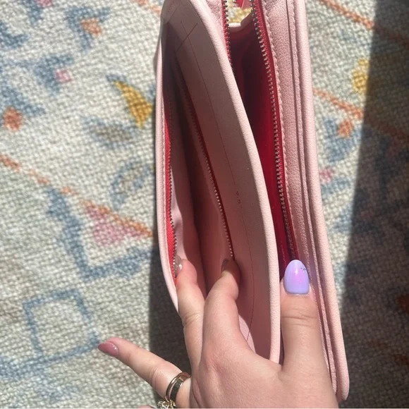Glossier Pink and Red Pouch - Picture 12 of 12